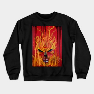 Skull Fire Crewneck Sweatshirt